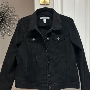 Chico’s Women's black Denim Jacket